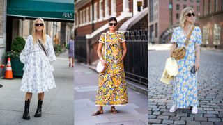 Street style what to wear to a bridal shower floral frock