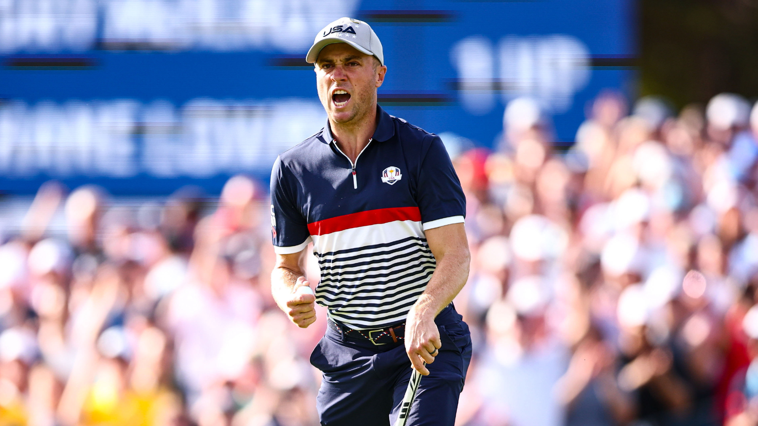 Justin Thomas at the Ryder Cup