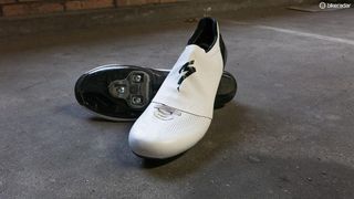 With their aero covers in place, Specialized's S-Works Sub6 shoes are claimed to save 35 seconds in 40km at race pace compared with the previous S-Works 6 shoe