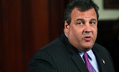 New Jersey Gov. Chris Christie ended the will-he-or-won't-he debate Tuesday by saying definitively that he will not run for president in 2012.