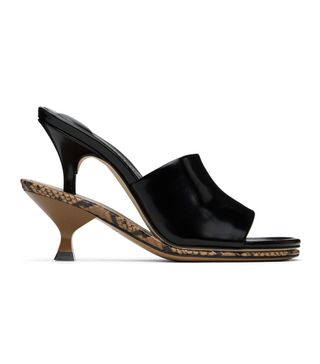 Jacquemus, Black 
Brown Les Doubles Mules Mules