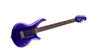 Best rock guitars: Sterling By Music Man Majesty X in Purple Metallic finish