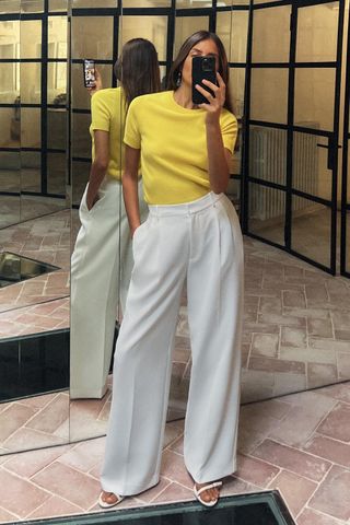 High Waist Wide Leg Pants