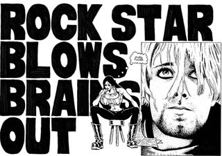 Unpublished Kurt Cobain strip