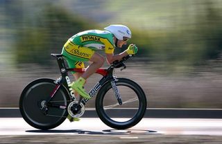 Floyd Landis parlayed his 'praying mantis' position into the overall victory in the 2006 inaugural Tour of California