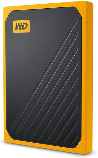 Wd My Passport Go 1tb Ssd Amber Render