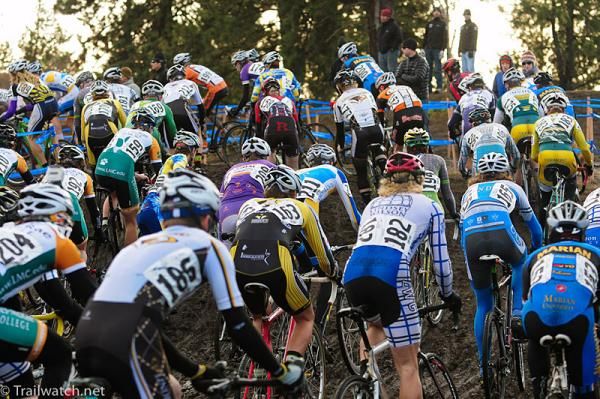 Sixty-six riders contested the men's Division 1 collegiate championship.