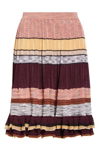 Eios Pleated Knit Skirt