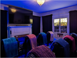 A room at the theme-park-like vacation home for childhood cancer patients.