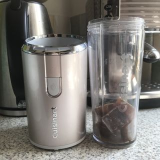 Coffee ice cubes in Cuisinart EvolutionX Blender