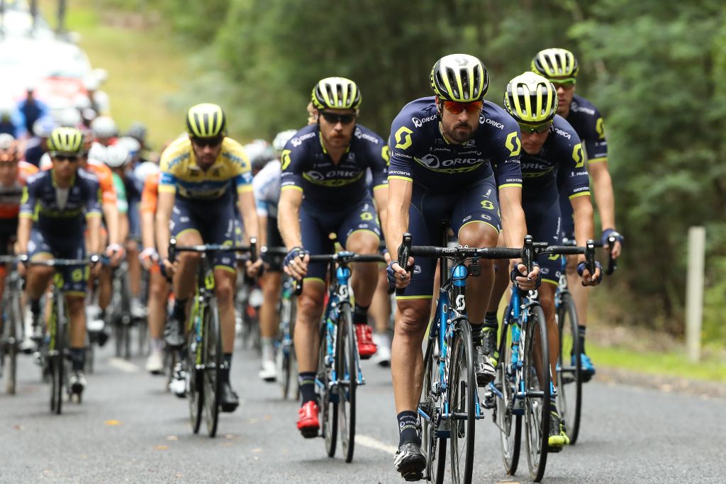 Sam Bewley with Orica-Scott