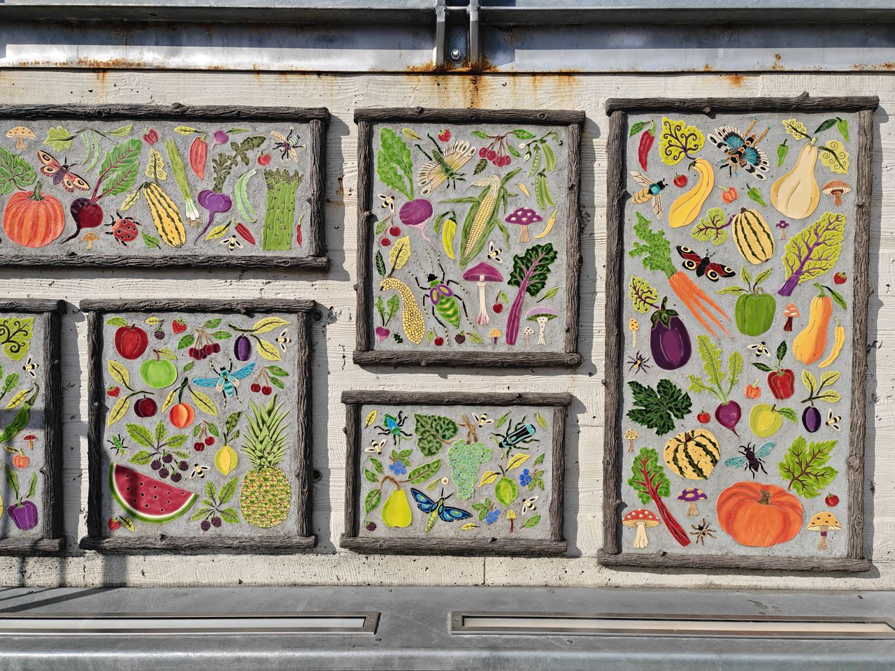 Colorful paintings