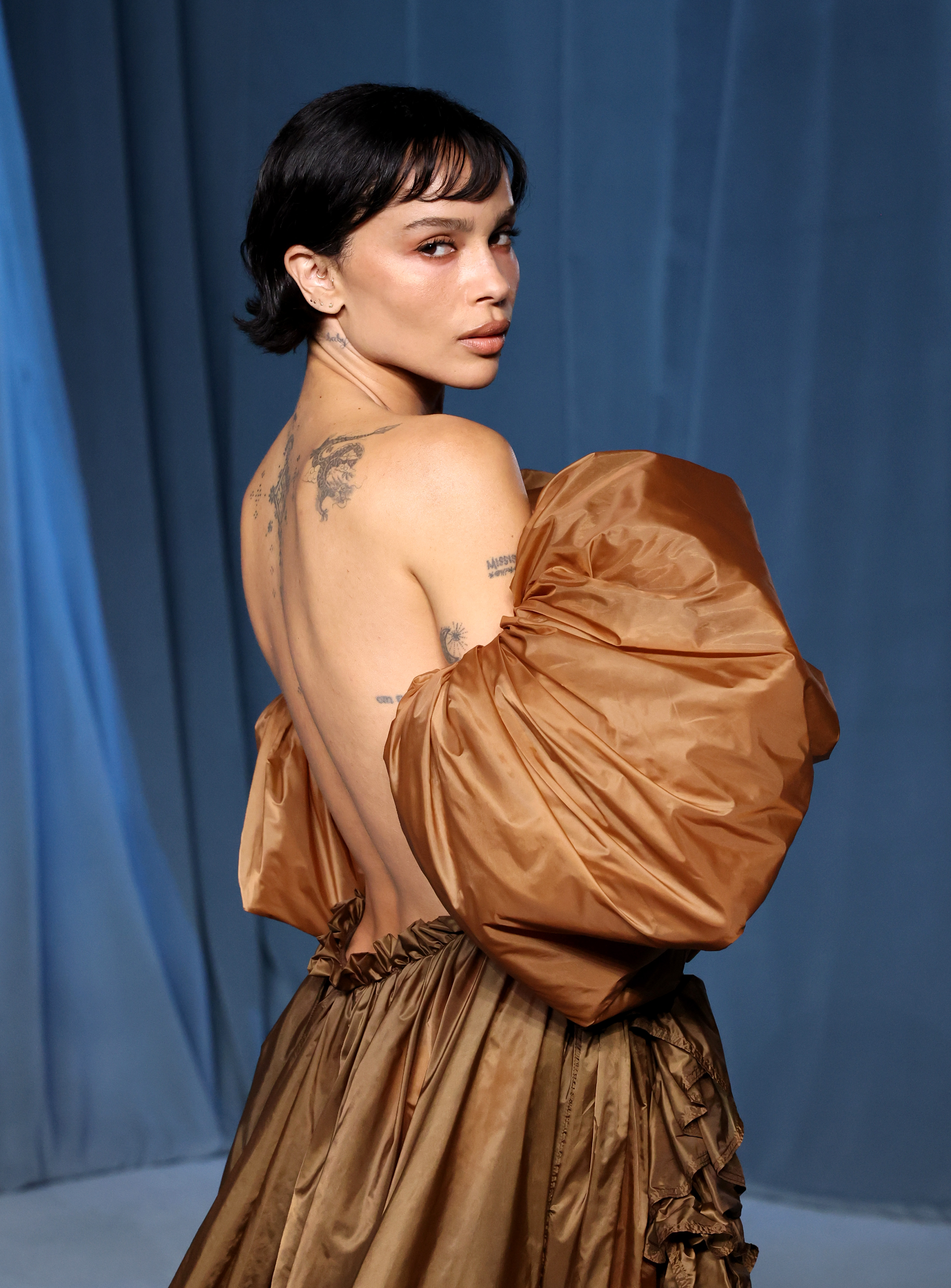 zoe kravitz long pixie cut