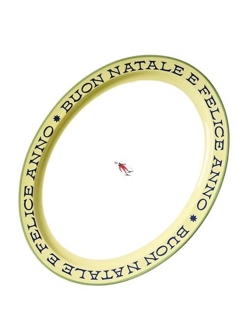 Apr&egrave;s Ski Handpainted Stoneware Platter