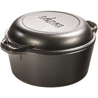 Lodge Pre-Seasoned Cast Iron Double Dutch Oven:  was $74, now $49 at Amazon (save $25)