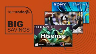 Cheap TV deal image with Hisense U6N, Samsung Q60D and Sony Bravia 3 