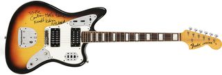 A 1966, Kurt Cobain-signed Fender Jaguar up for auction at Heritage Auctions