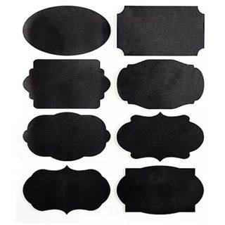 QVC silicone black labels