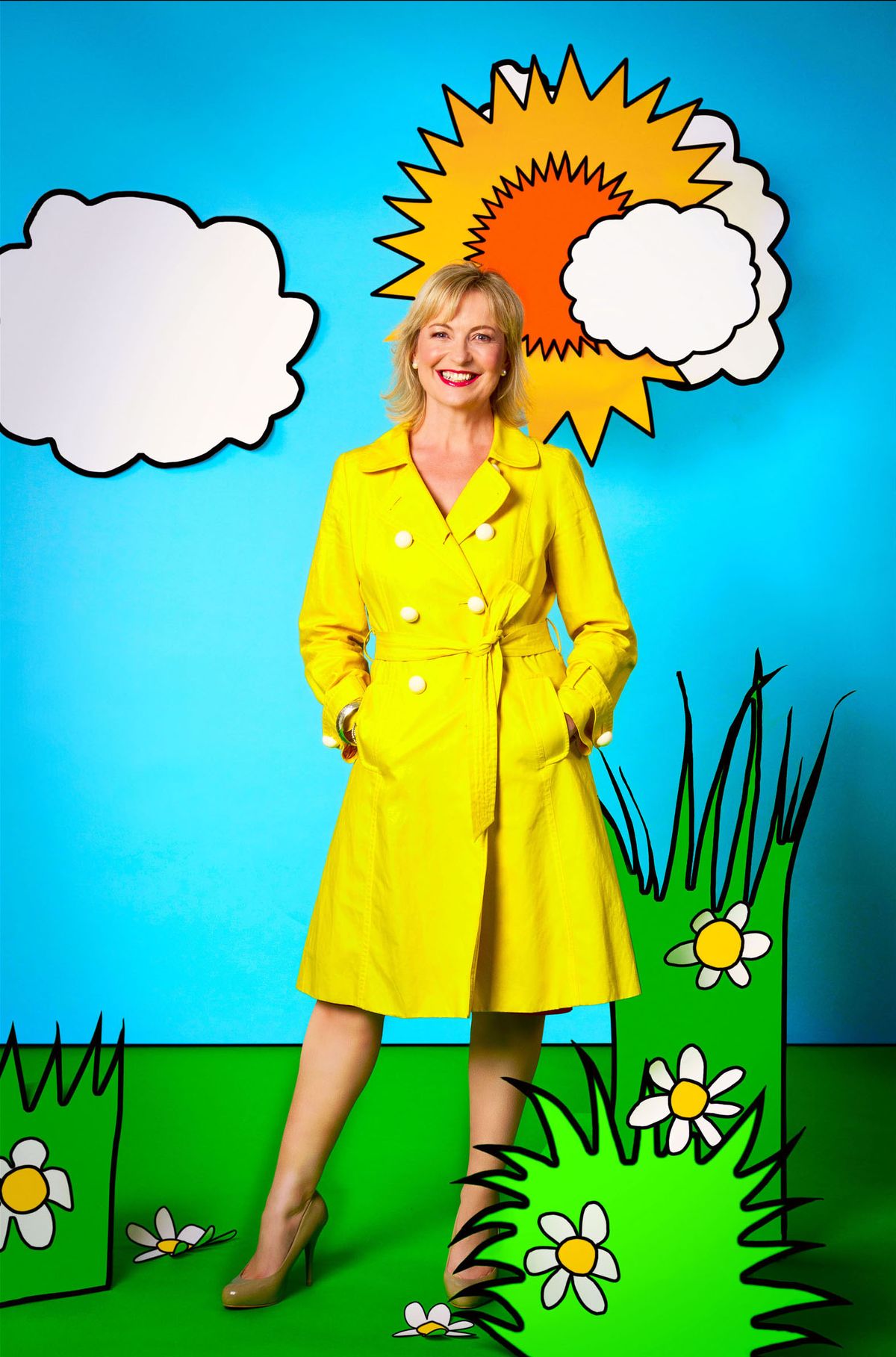 Carol Kirkwood: Come rain or shine!