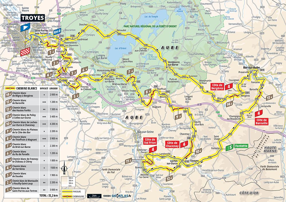2024 Tour de France maps and profiles