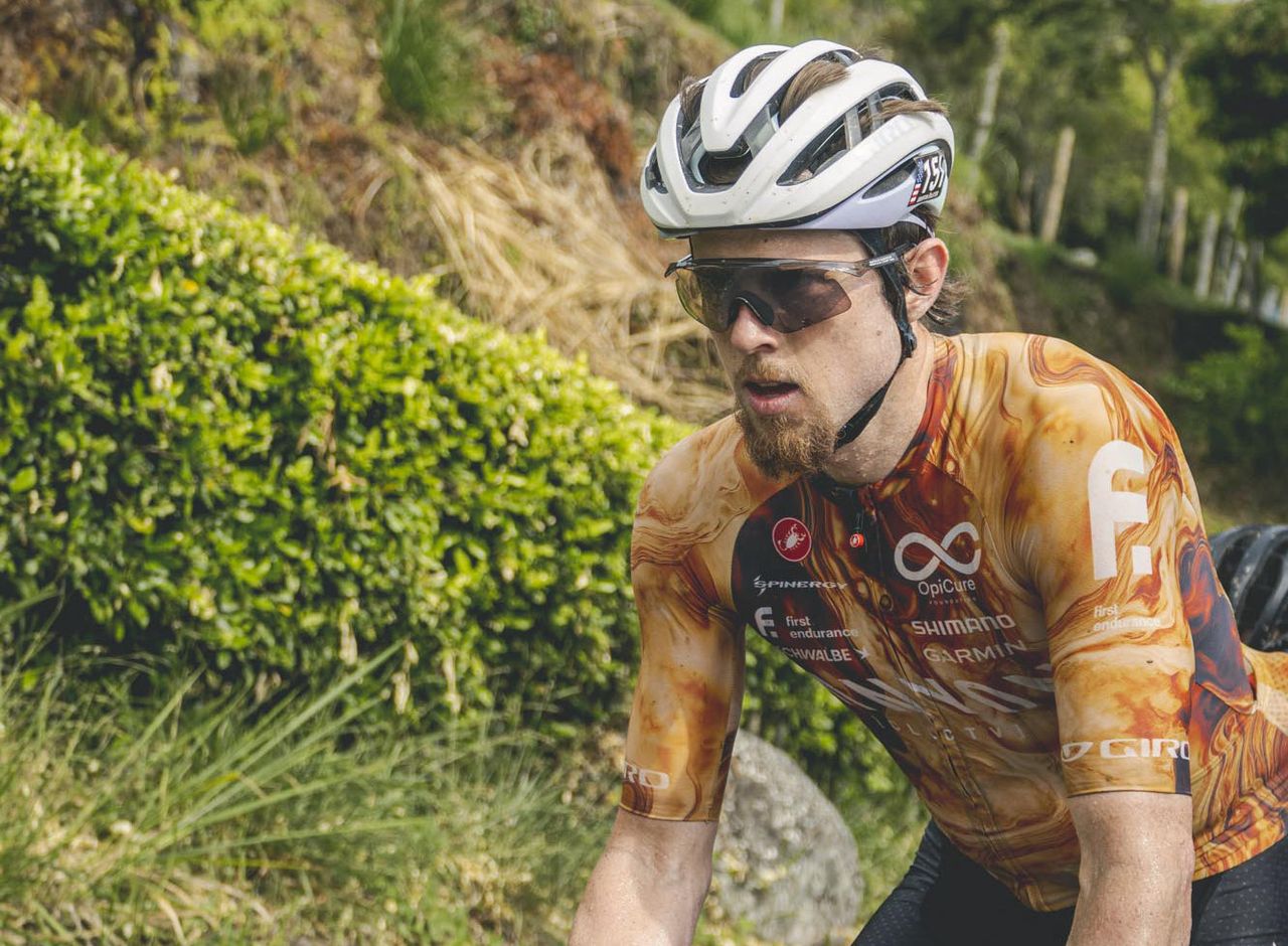 Griffin Easter rides in second place in GC mid-week