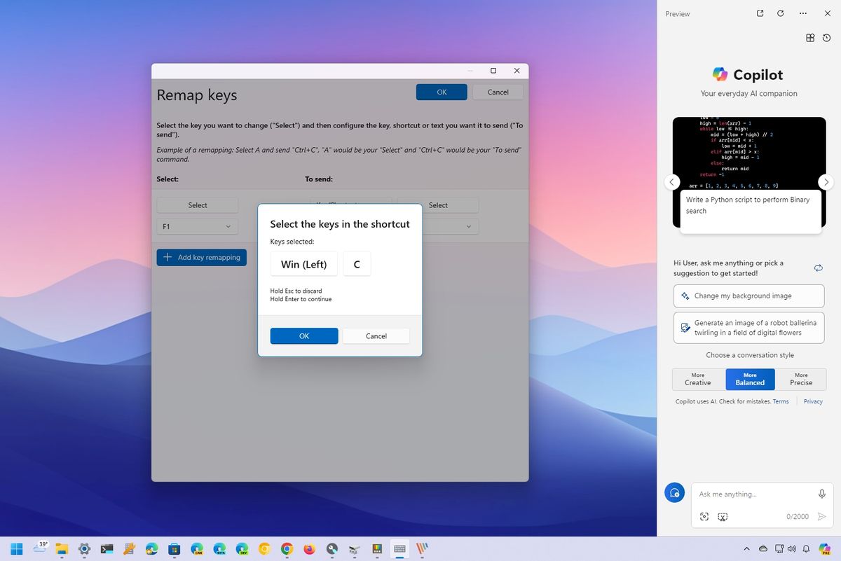 Remap Copilot key