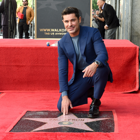 Zac Efron Honored with Star on The Hollywood Walk of Fame