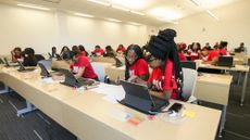 Students in a classroom in Jackson, Mississippi.