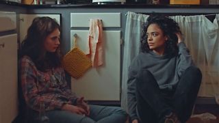 Lily James and Tessa Thompson in Little Woods