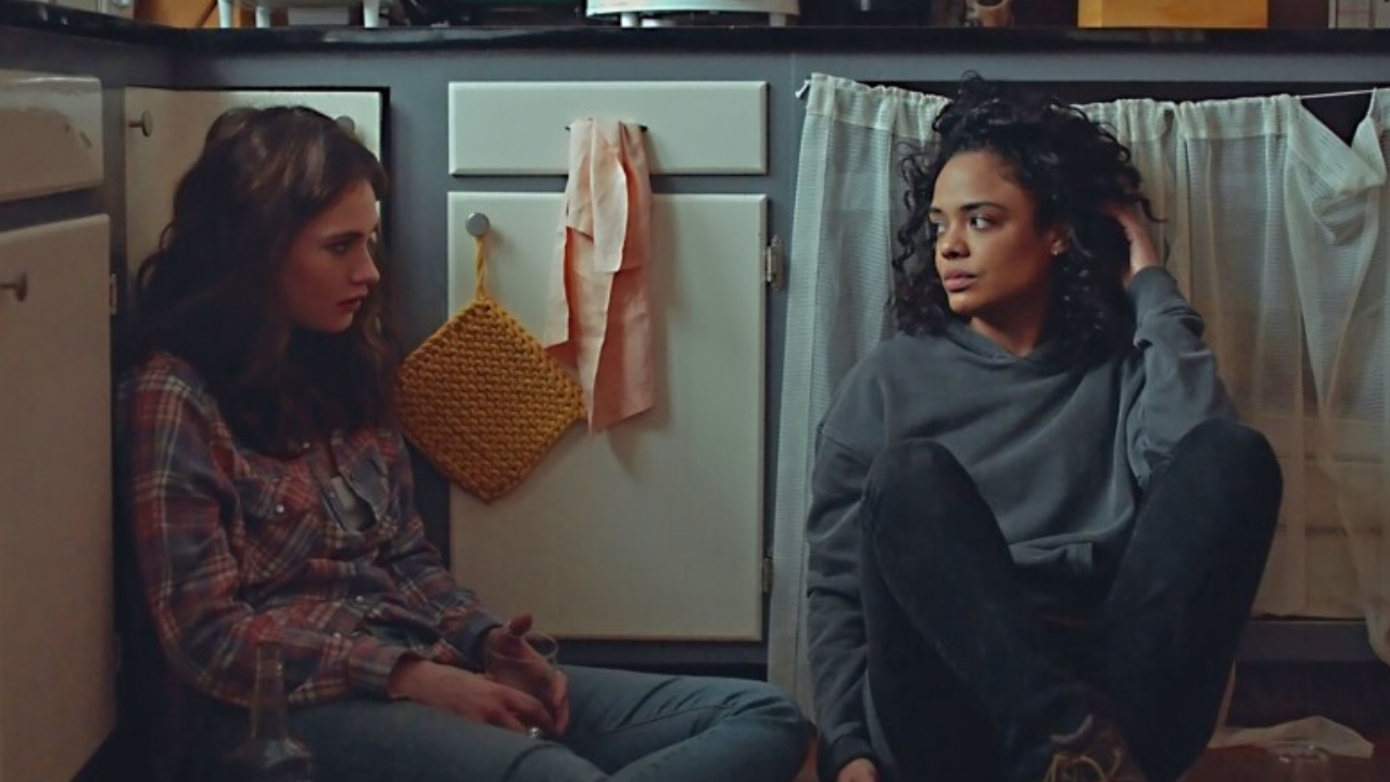 Lily James and Tessa Thompson in Little Woods