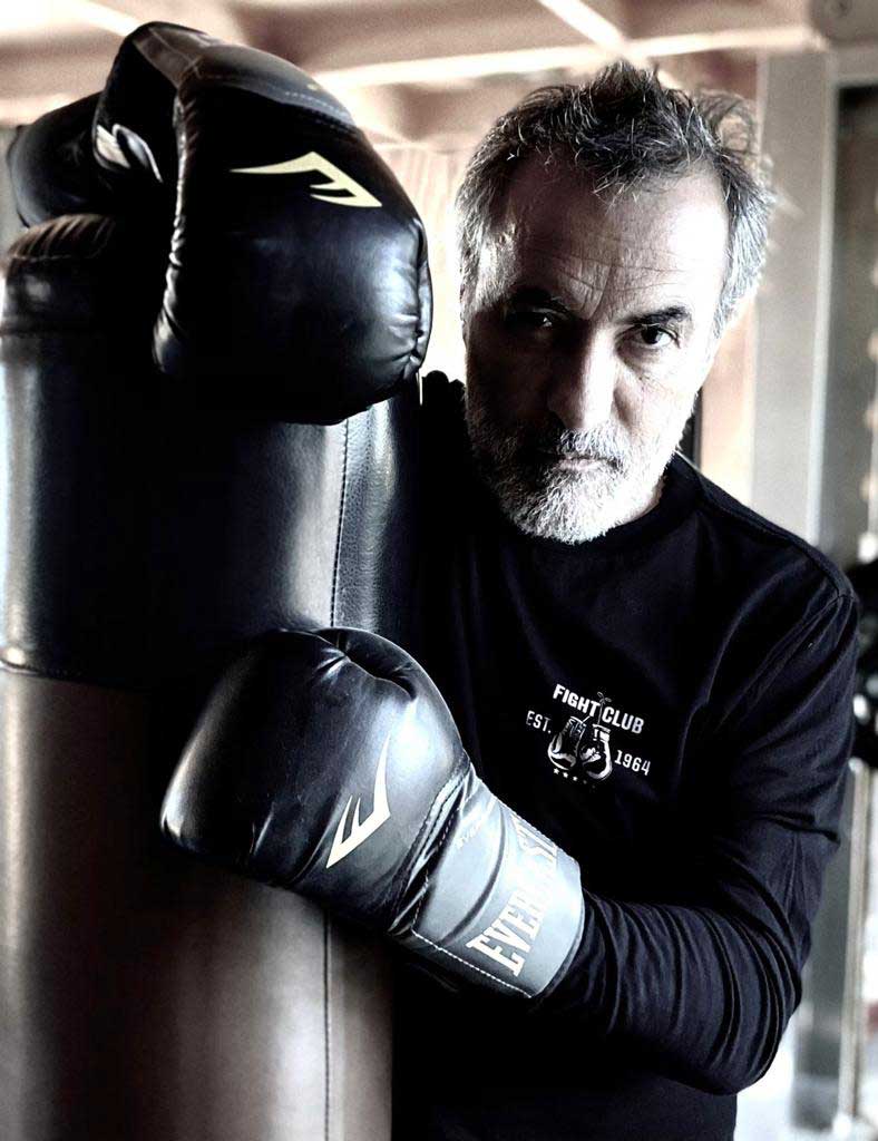 Michael "Danny" Francis in boxing gloves