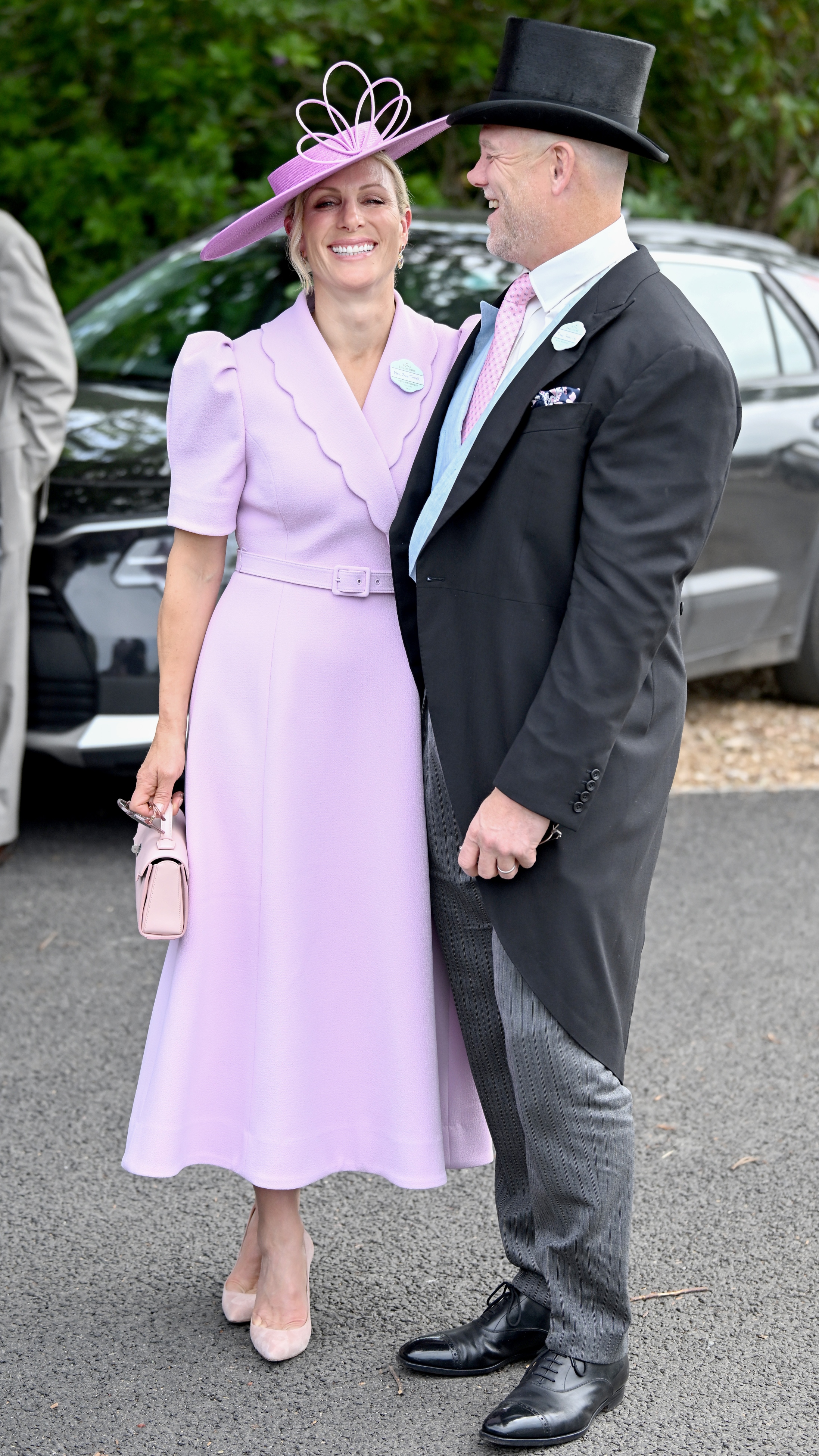 Zara Tindall and Mike Tindall attend day one of Royal Ascot 2026 at Ascot Racecourse on June 16, 2026