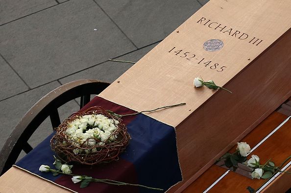 King Richard III&amp;#039;s coffin.