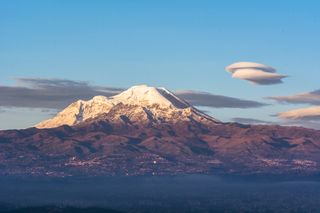 Chimborazo, the highest mountain in Ecaudor