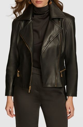 Leather Moto Jacket