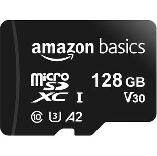 Amazon Basics Micro SD card 128GB.