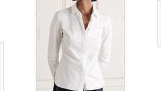 This shirt from Theory is one of the best white shirts to buy now