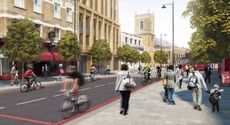 An artist's impression of how Wandsworth High Street (east) could look