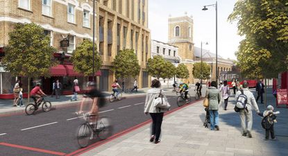 An artist's impression of how Wandsworth High Street (east) could look