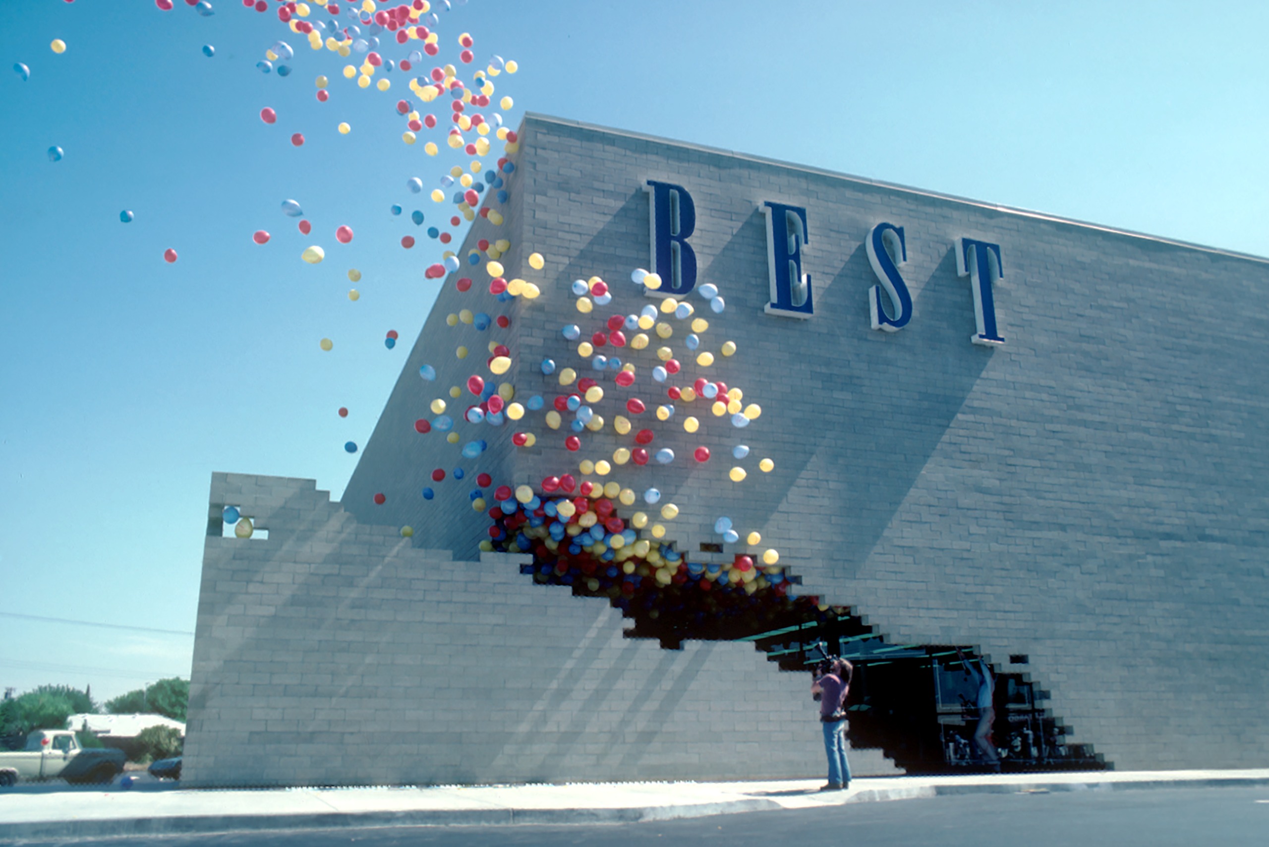Grand opening of the 'Notch' showroom for Best Products, 1977