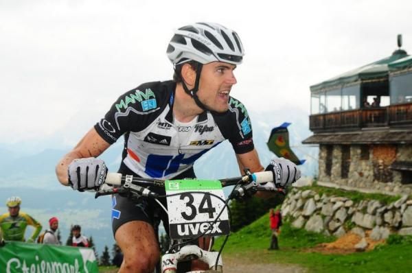 Ilias Periklis (Team Protek), the first Greek man to win a stage of the Alpentour Trophy