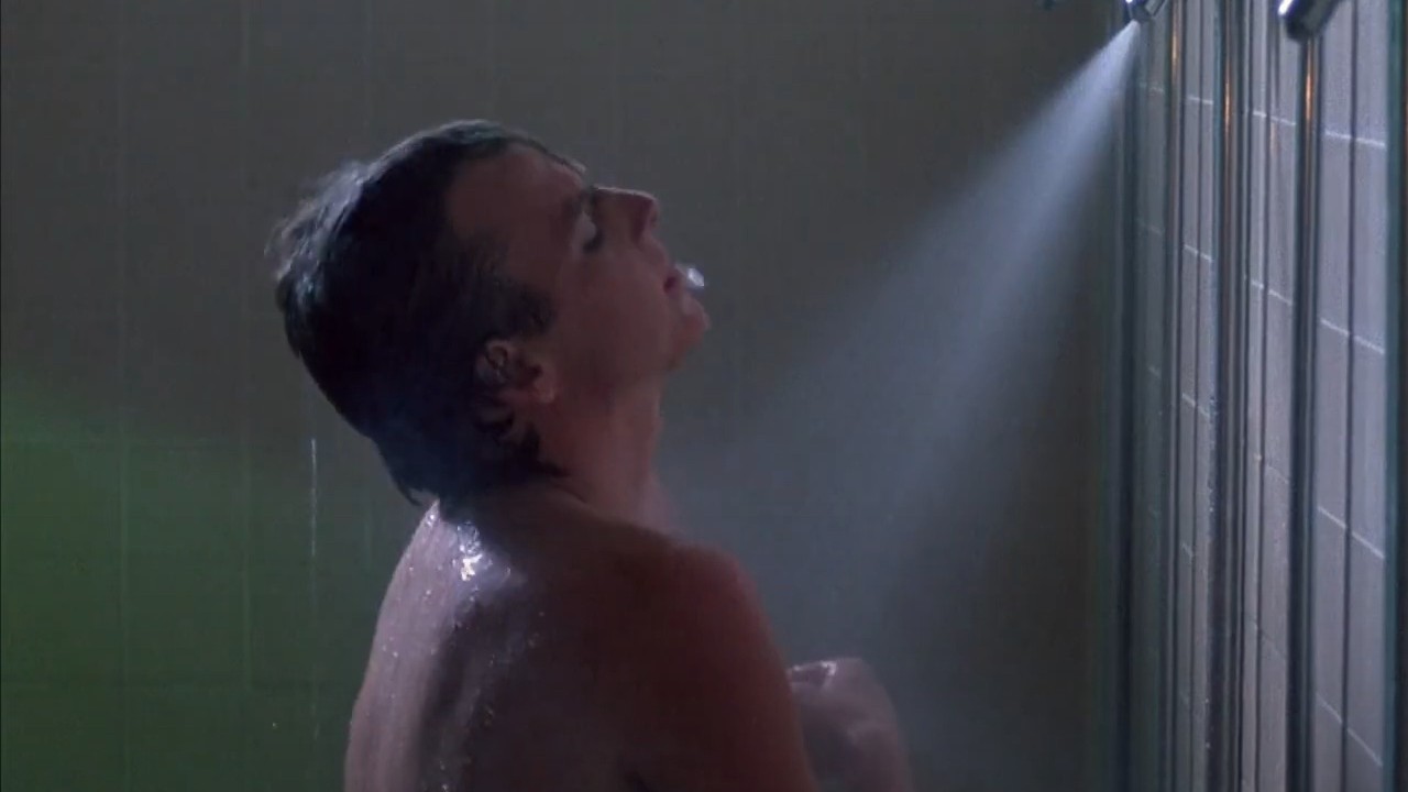 Mark Patton taking a shower in A Nightmare on Elm Street 2: Freddy's Revenge