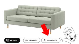 Ikea 3D model downloader