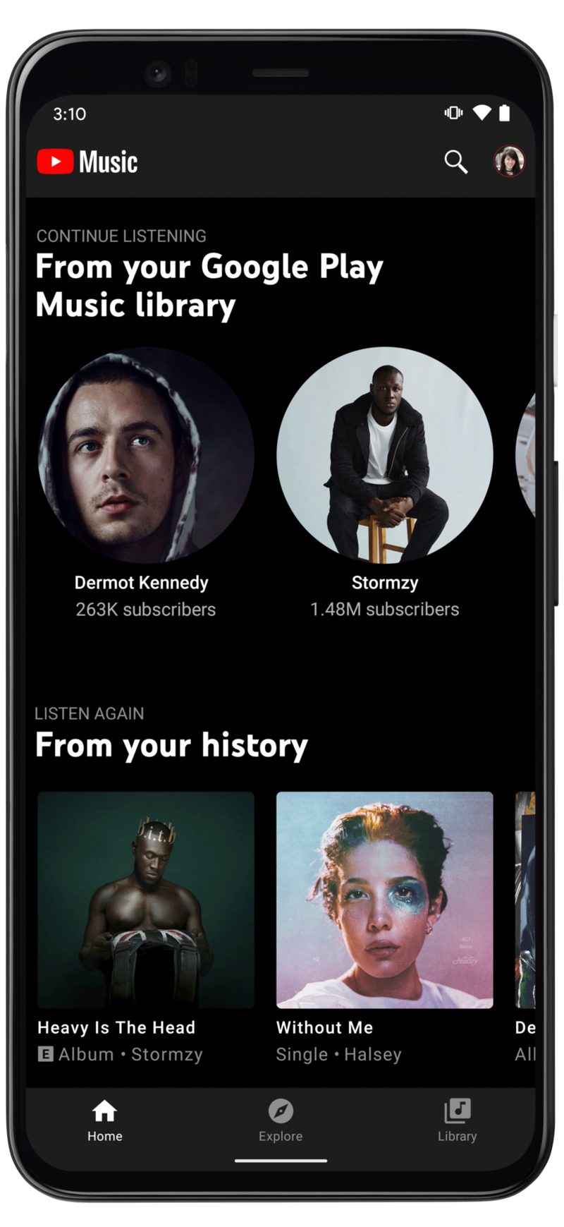Transferring to YouTube Music from Play Music