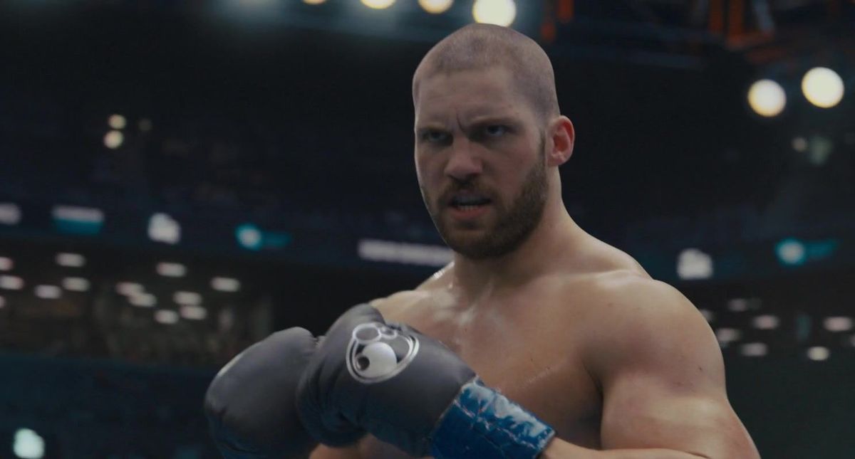 Florian Munteanu as boxer Viktor Drago in Creed 2