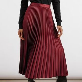 Albaray Satin Pleated Skirt