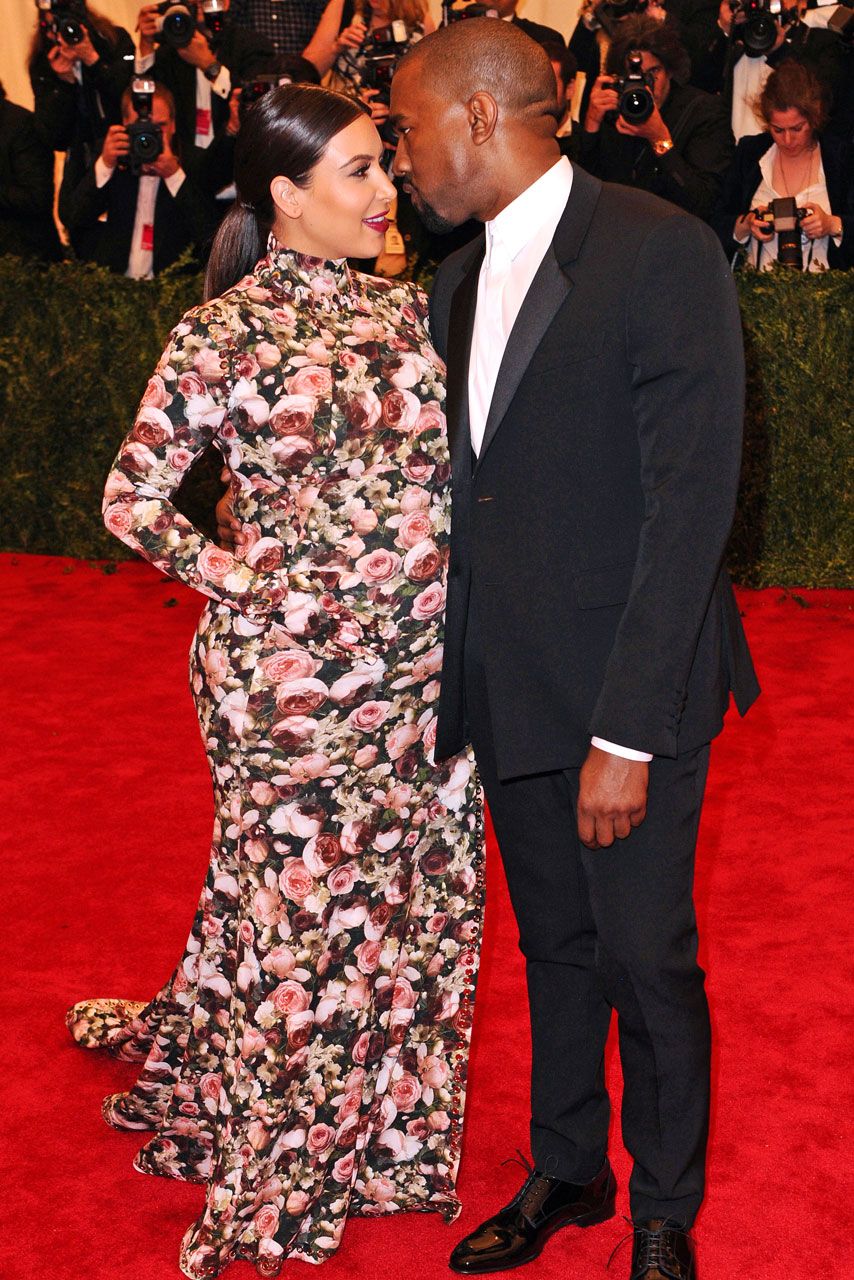 Kim Kardashian Kanye West Met Ball