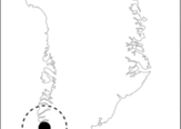 The black circle on map shows the location of the meteorite impact near the town of Maniitsoq in Greenland.