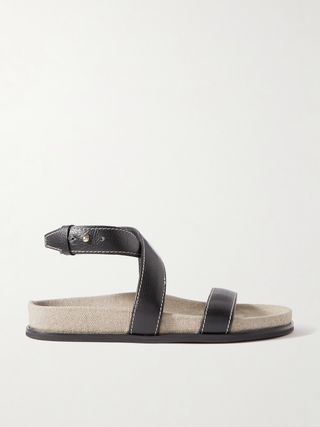 + Net Sustain Leather Sandals