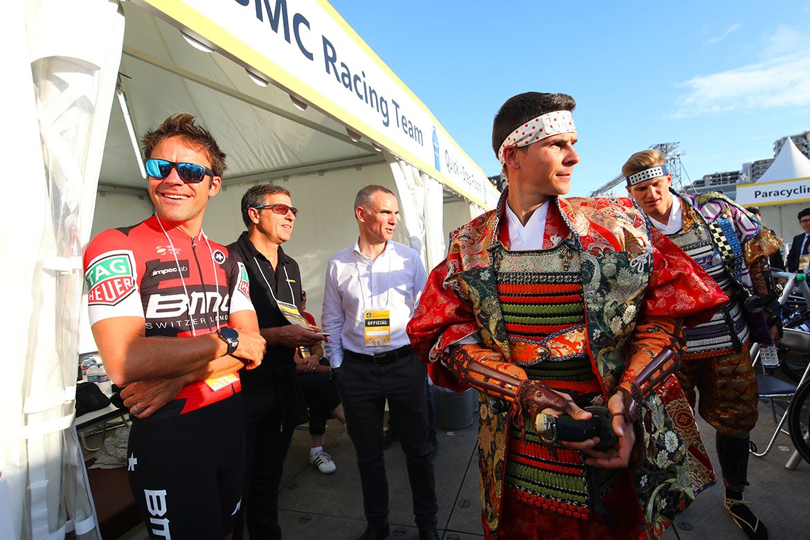 Warren Barguil with Amael Moinard